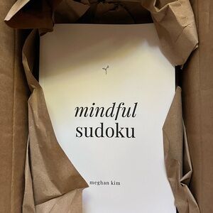 Mindful Sudoku Book by Meghan Kim